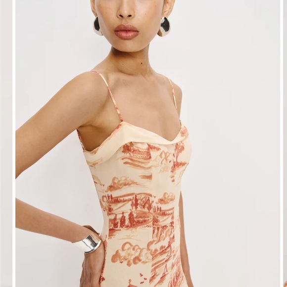 Reformation Fredo Dress Pink - Size 6 - Picture 3 of 3